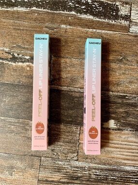 SACHEU Peel-Off Lip Liner Stay-N™ | Rose Pink and Natural Mauve